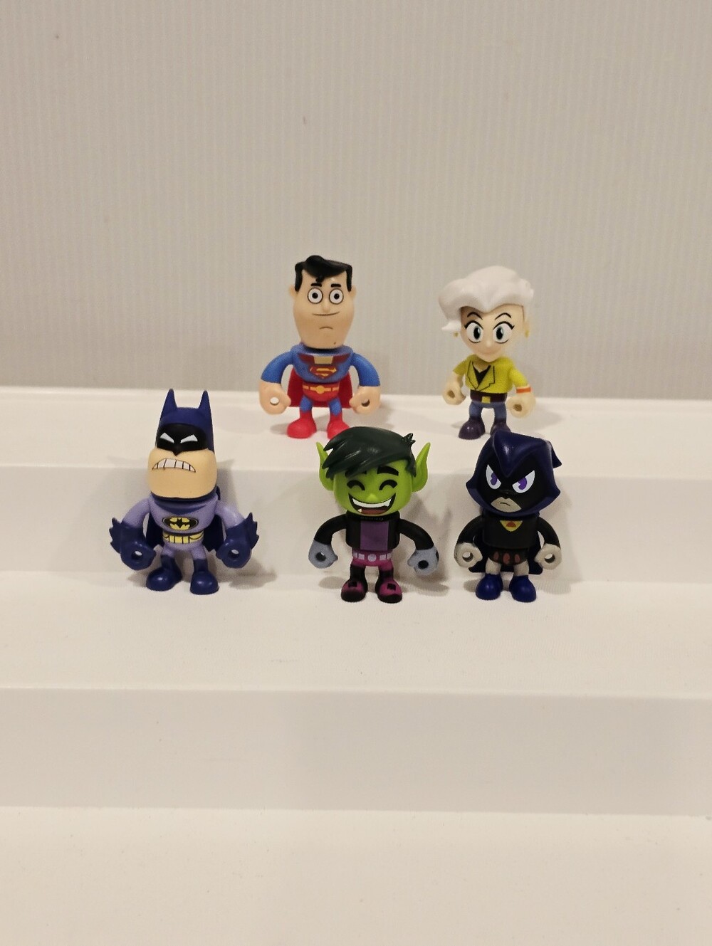 Teen Titans Go! Batman, Jade Wilson, Beast Boy, Superman & Raven Mini Figue Set